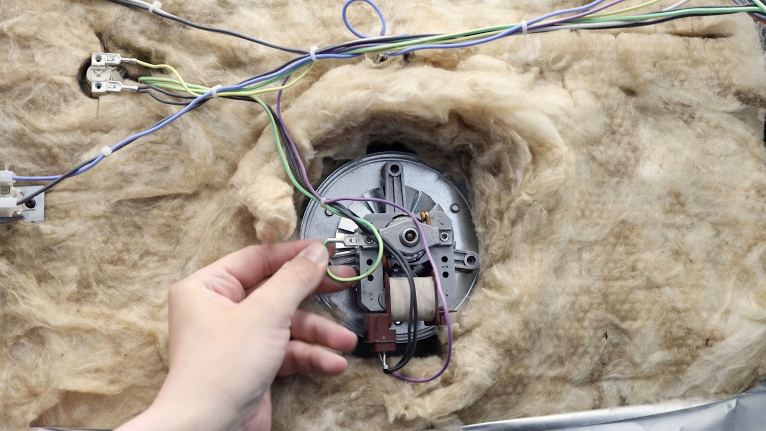 Re-connect wiring